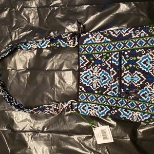 Vera Bradley Ink Blue Hipster purse Brand New